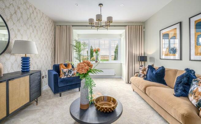 The Kennedy lounge is perfect for family nights in