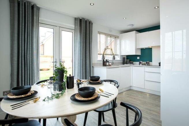 Cook and eat in this open plan space