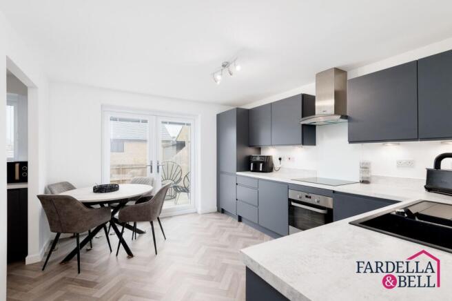 Open-Plan Kitchen/Dining Room with Utility