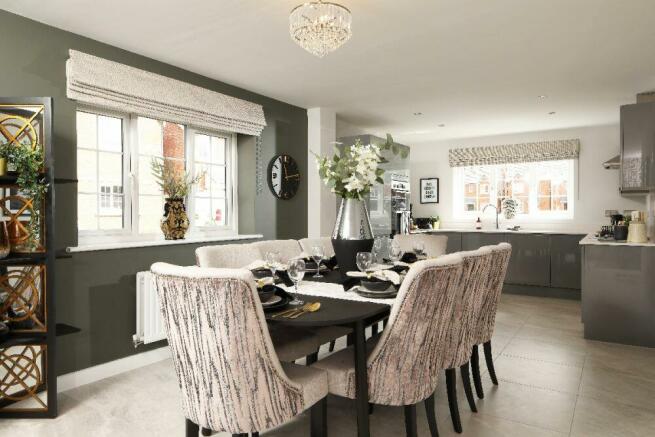 homes for sale castle donington The Roydon dining