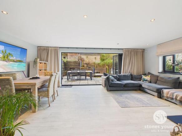 Open Extended Living Dining Room