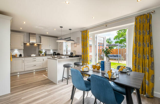 Interior view of the kitchen in our 5 bed Lamberton home