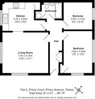 Flat 2 Priory Court Priory Avenue Totnes 