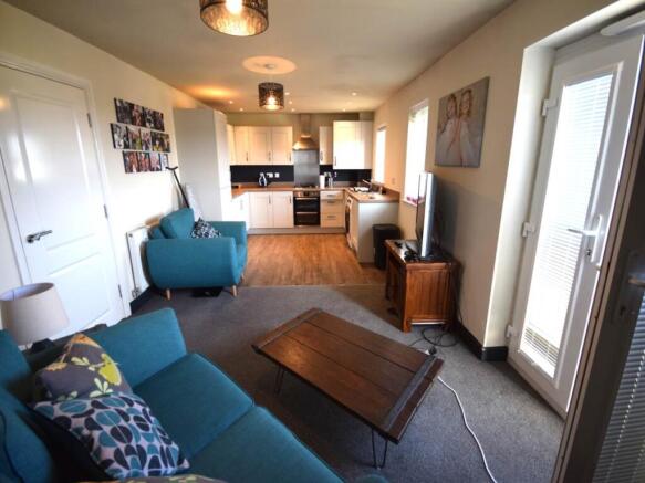 Living room and kitc