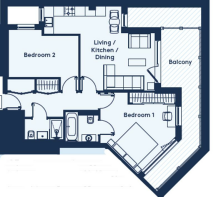 Apartment 14 - Floor Plan
