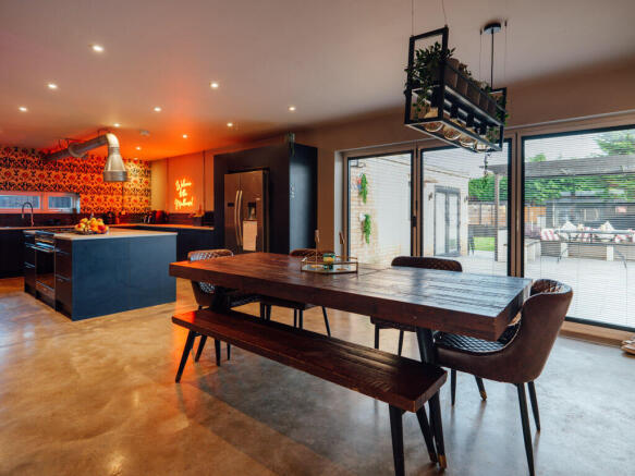 Kitchen, Dining, and Family Room