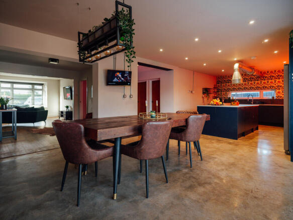 Kitchen, Dining, and Family Room