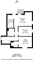 Floorplan area for info only, not for Â£/sq. ft valuation