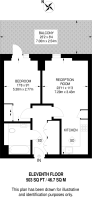 Floorplan area for info only, not for Â£/sq. ft valuation