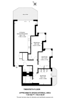 Floorplan area for info only, not for £/sq. ft valuation