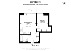 Floorplan area for info only, not for £/sq. ft valuation