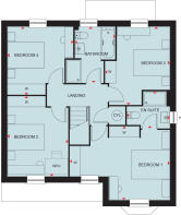 Winnycroft Meriden plan first floor