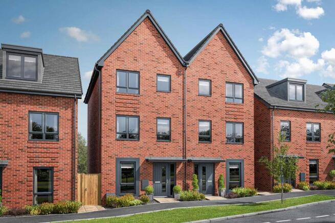 Artist's impression of a typical Altbury home