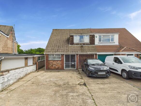 House Front with Drive & Garage