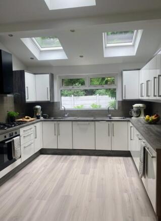 Newly fitted kitchen