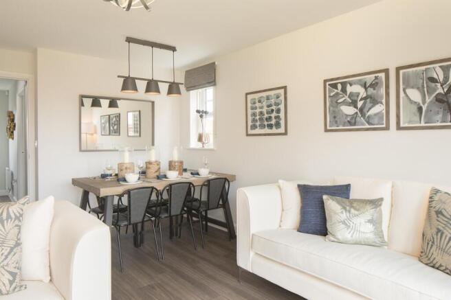 Spacious lounge in the Norbury 3 bedroom home