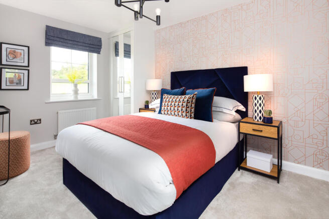 En suite main bedroom in the Maidstone 3 bedroom home