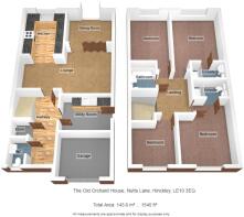 The Old Orchard House, Nutts Lane, Hinckley, LE10 