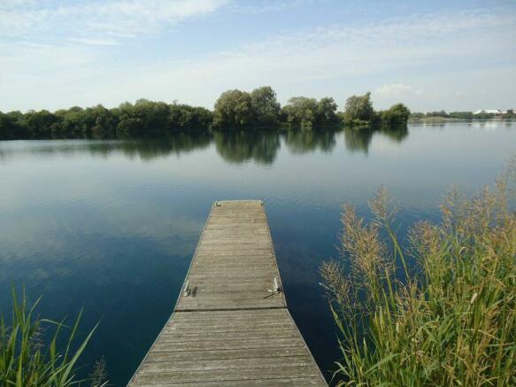 The view with shared pontoon