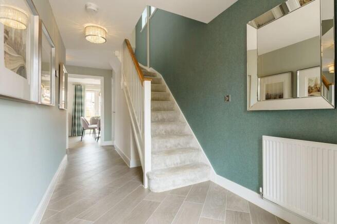 A welcoming entrance hallway