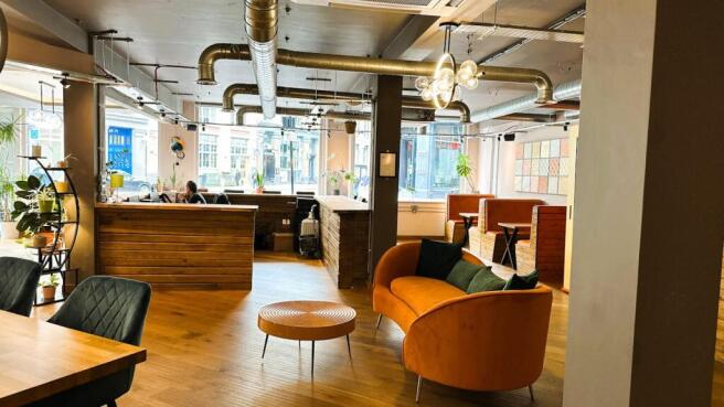64 Great Eastern Street ground floor reception .