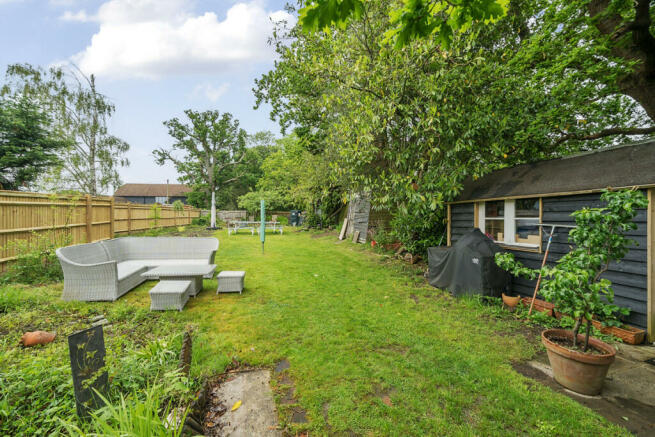 Large private side garden which orientates both East and West