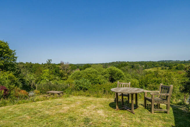 View from the rear garden