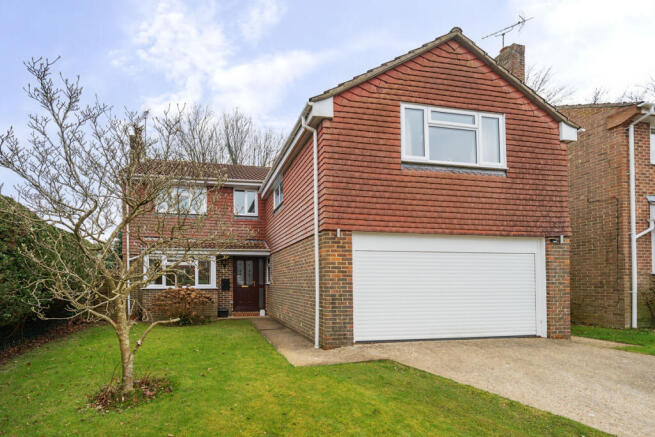 Front elevation, front garden and driveway for two vehicles