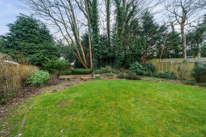 Private rear garden