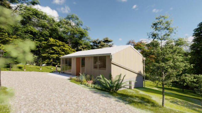 CGI of converted barn