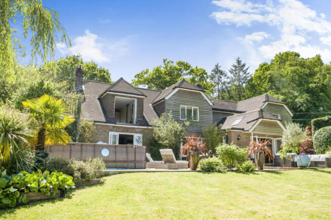 Rear elevation and rear garden