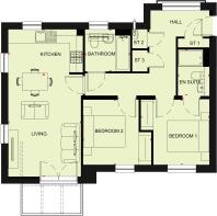 Linmere Apartment Floorplan - 101 & 103