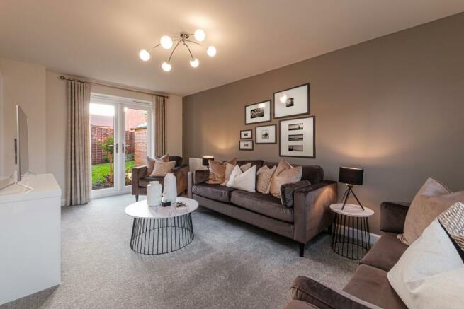 Interior view of living room in our Lutterworth 3 bedroom home