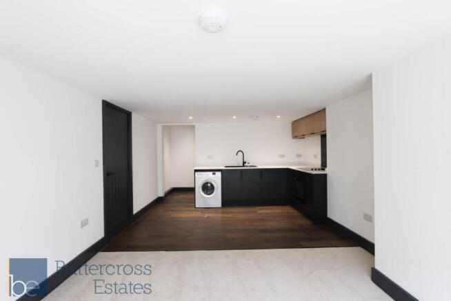Kitchen and Living/Dining Room