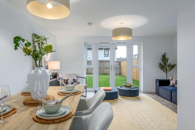 Dining area in 4 bedroom Stewarton house type