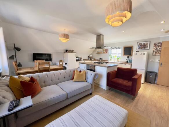 Open plan living space