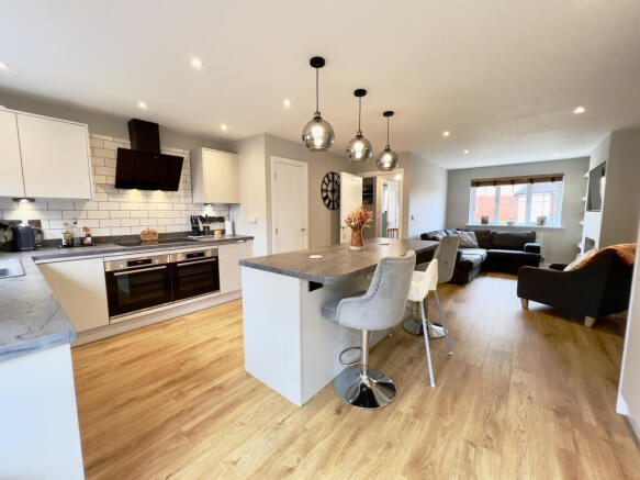 Open plan living space