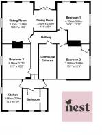 Flat 2, Penrhyn - Floorplan