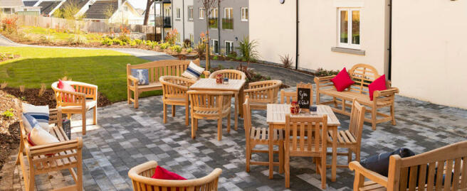 Outdoor seating area 