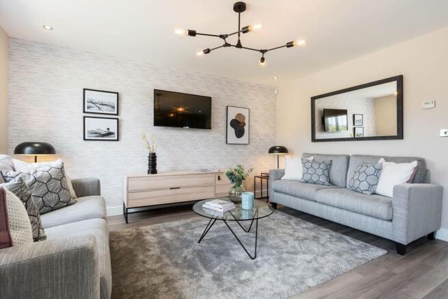 There's space for two 3 seater sofas