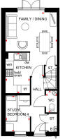 Kingsville GF plan, 4 bed home