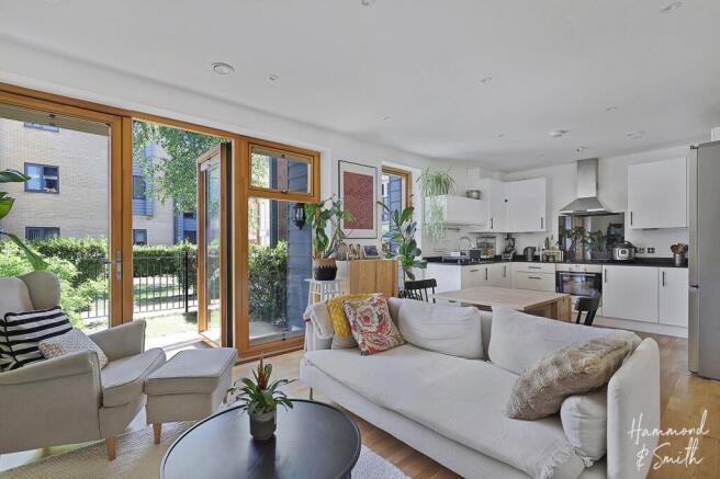 Open plan living area