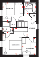 Hadley first floor plan @  The Orchards