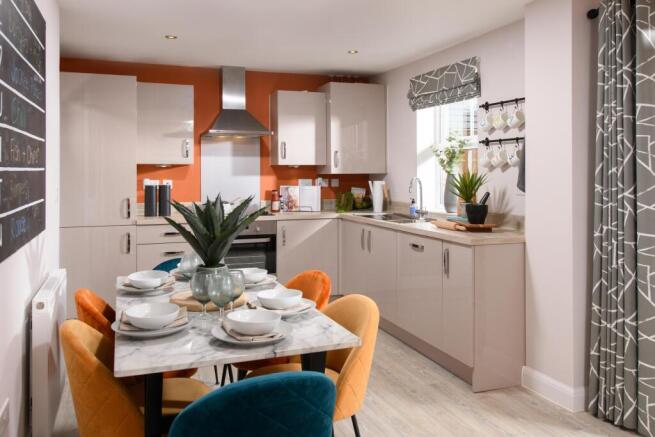 David Wilson Homes Hadley Kitchen-Diner