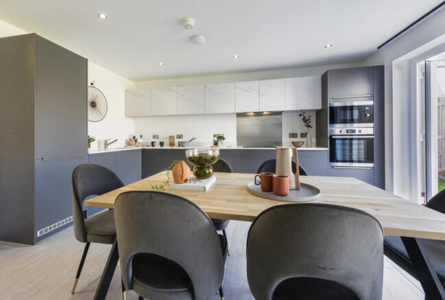 Indicative Kitchen/Dining Room, Contemporary Modern Decoration