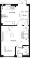 Maidstone ground floor plan at Forest Grove