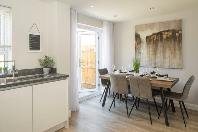 Dining area in the Maidstone 3 bedroom home