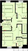 Ellerton floor plan first floor