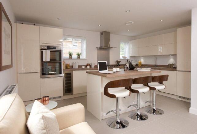 Alderney kitchen/family area