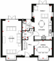 Ground floor plan of our Marlowe home